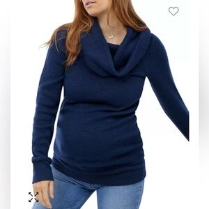 Ingrid & Isabel Maternity Cowl Neck Sweater size Medium